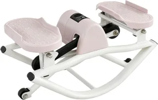 Compacte stepper - mini hometrainer - roze