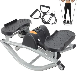 Compacte stepper - zwart