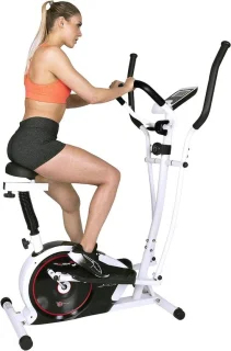 Crosstrainer met zitting - hometrainer combinatie