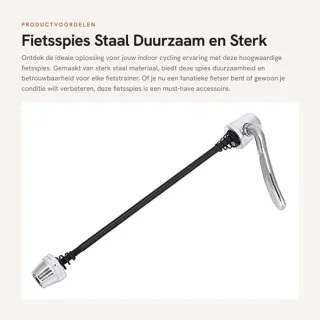 Dailygoods achteras fietsspies 165 mm