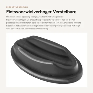 Dailygoods fietsvoorwielverhoger verstelbare fietstrainerstandaard