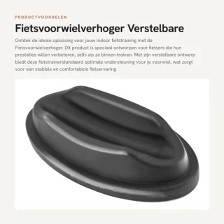 Dailygoods verstelbare fietsvoorwielverhoger