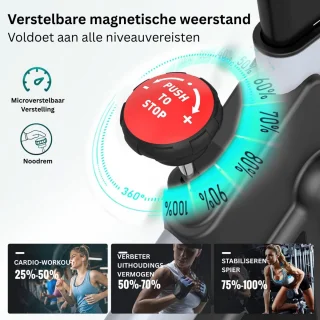 DailySupplies Spinningfiets Hometrainer Fitbike