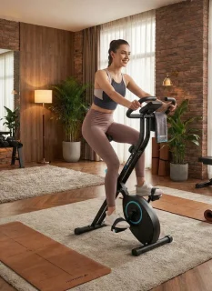 Designbest Inklapbare Hometrainer – Magnetische Ergometer