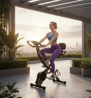 Designbest Inklapbare Hometrainer - Magnetische Ergometer