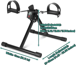 Deskbike Mini hometrainer - zwart