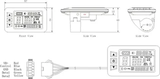 Display on-board computer KT-LCD7U voor e-bike 24V/36V/48V