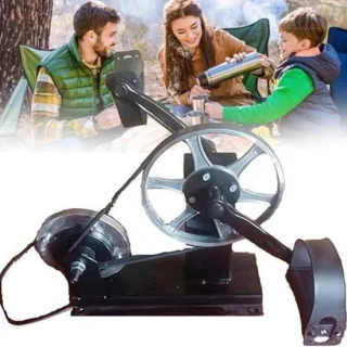 Draagbare hometrainer - zwart