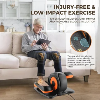 Draagbare onder-bureau elliptische trainer