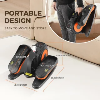 Draagbare onder-bureau elliptische trainer