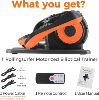 Draagbare onder-bureau elliptische trainer