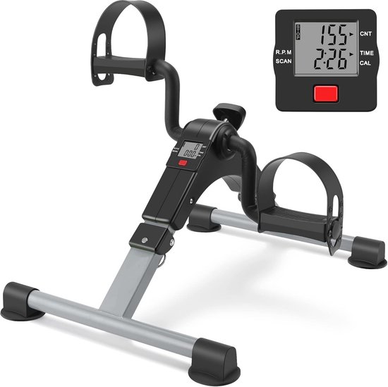 Draagbare Opvouwbare Hometrainer LCD Arm- en Beentrainer