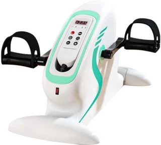 Draagbare pedalen trainer - hometrainer onder bureau - grijs