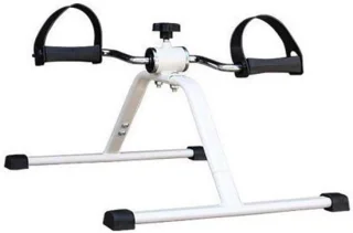 Draagbare pedalen trainer mini fiets stepper 41x46x25 cm zwart