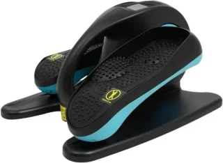 Elektrische crosstrainer zitbeentrainer blauw zwart