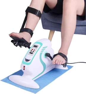 Elektrische hometrainer mini fiets trainer wit