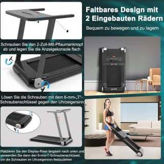 Elektrische inklapbare loopband