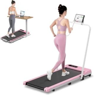 Elektrische loopband roze
