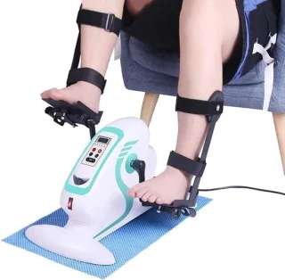 Elektrische pedaal trainer - mini hometrainer - zwart