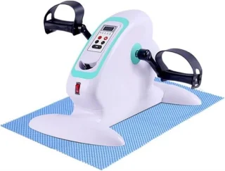 Elektrische pedaaltrainer - mini hometrainer - zwart