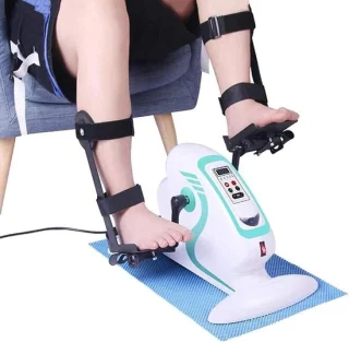 Elektrische Pedaaltrainer Mini Hometrainer Zwart