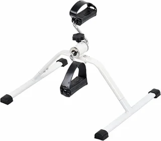 Elektrische pedaaltrainer wit zwart