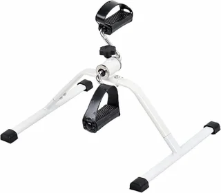 Elektrische pedaaltrainer wit-zwart