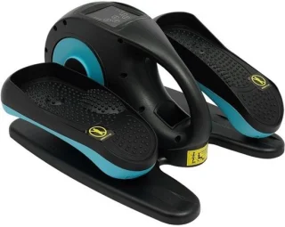 Elektrische trainer oefenapparaat benen blauw