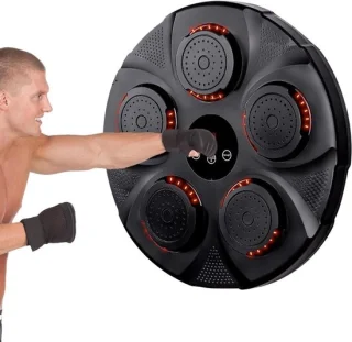 Elektronische muziek boksmachine wandboksplaat zwart