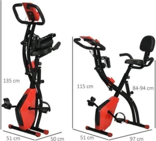 Eliptical Bike indoorfiets rood