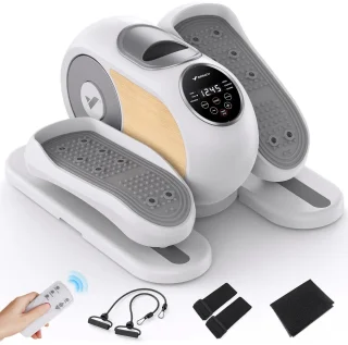 Elliptische Beentrainer Elektrische Mini Hometrainer Donkergrijs