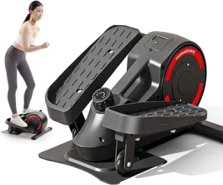 Elliptische trainer - beentrainer onder bureau