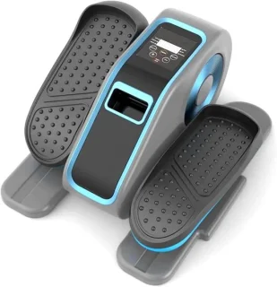 Elliptische trainer mini hometrainer blauw