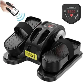 Elliptische trainer onder bureau