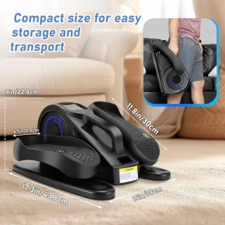 Elliptische trainer voor onder bureau