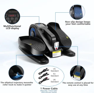 Elliptische trainer voor onder bureau