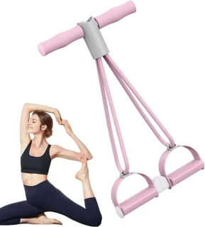 Enkel trekker pedaal rekbanden fitnessapparaat