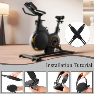 Fiets pedaalbanden verstelbaar universeel voor hometrainer ShopVlot