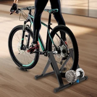 Fietstrainer indoor bike trainer - zwart - 900 W
