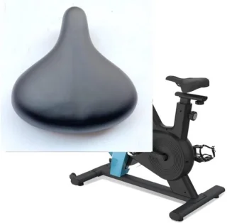 Fietszadel voor hometrainer, zwart