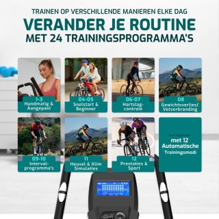 FITAGE Hometrainer - Fitnessfiets