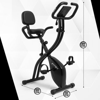 Fitby Hometrainer Fitnessfiets Opvouwbaar