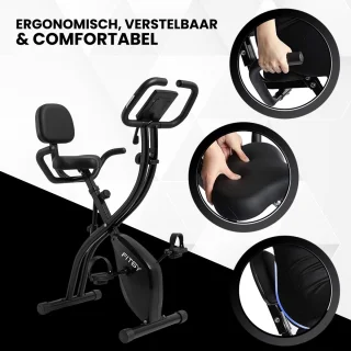 Fitby Hometrainer Fitnessfiets Opvouwbaar