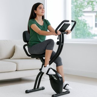 Fitby Hometrainer Fitnessfiets Opvouwbaar