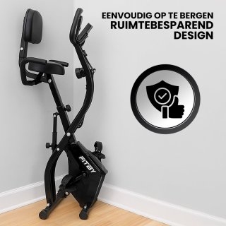 Fitby Hometrainer Fitnessfiets Opvouwbaar