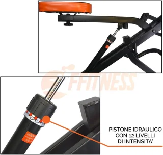 Fitness Body Crunch krachtstation hometrainer normaal formaat zwart