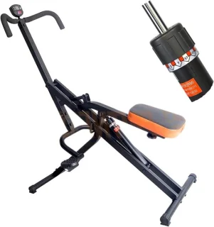 Fitness Body Crunch krachtstation hometrainer normaal formaat zwart
