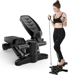 Fitness stepper - been trainer - zwart