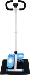 Fitness stepper hometrainer mini blauw wit
