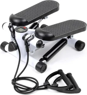Fitness-stepper Hometrainer Mini-crosstrainer Zwart